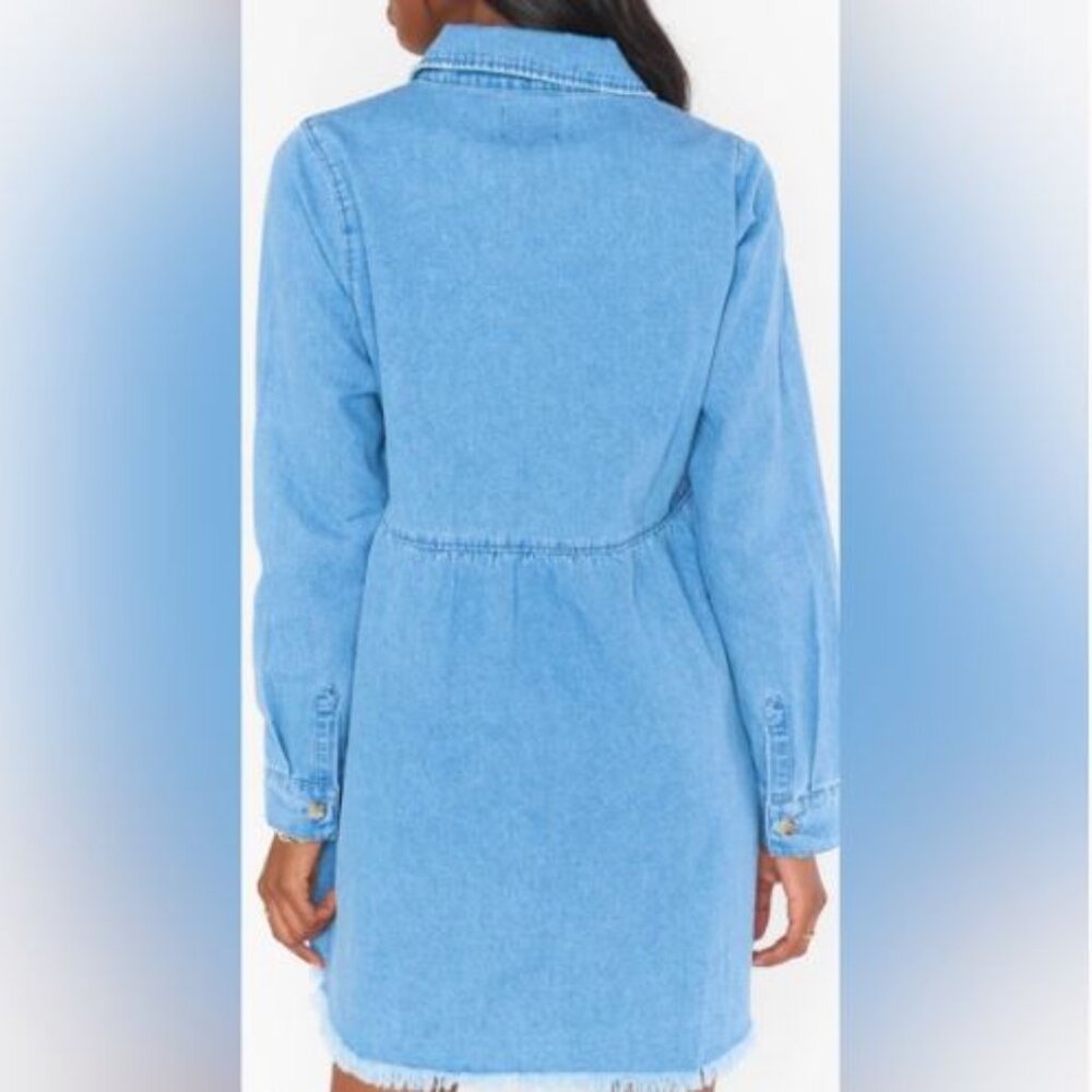 Show Me Your Mumu Louisiana Denim Dress size medium - Picture 2 of 6